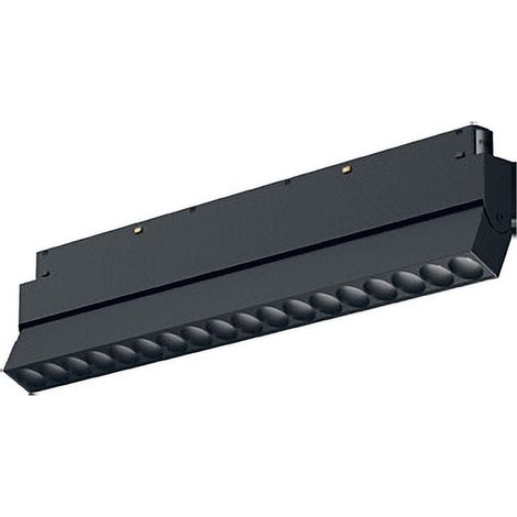 Module Led 18W 48V Orientable 3000K Non Dimmable Pour Rail Magnétique - Gealuce Gfa1311 - Structure Aluminium Noir (1/2)