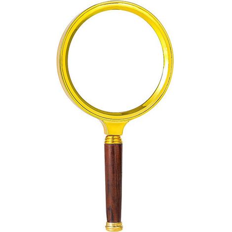 Lupa de lectura 10x - Lupa de bolsillo para personas mayores - Para leer periódicos, observar insectos y realizar pasatiempos (8 cm) (1/4)