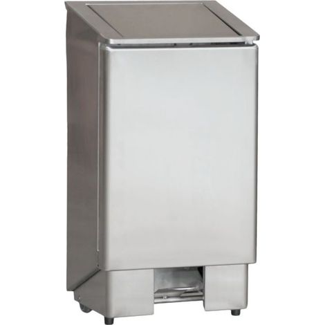 Poubelle à pédale 60 litres inox - Combisteel