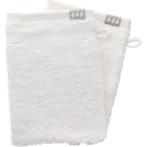 Set di 2 flanelle 15x21 cm 100% cotone - bianco - Tendance (1/2)