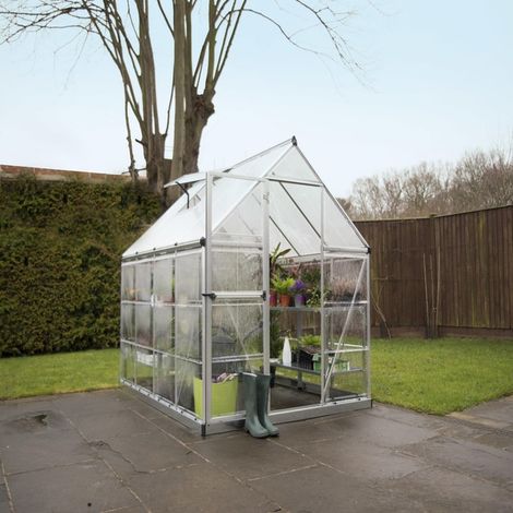 Canopia Hybrid Invernadero De Jardín Policarbonato 186X185X208 cm Plateado