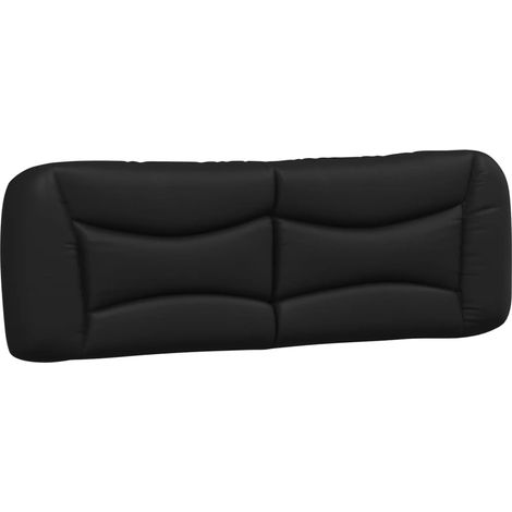 Coussin de tête de lit Hvar noir 160 cm similicuir
