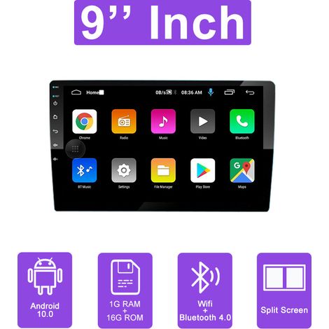 Système de navigation pour voiture Android avec grand écran et lecteur DVD de voiture (1/5)