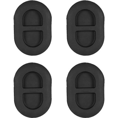 Set di 4 tappi di scarico posteriori neri, piccoli tappi in gomma compatibili con Jeep Wrangler JK JL (1/5)