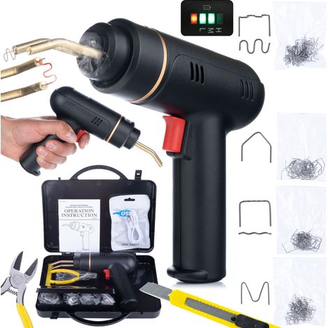 Zszywacz per Plastica Rosfix Black Killer RBK200W – 200W, Batteria 5000mAh, 400 Graffette  Uso Professionale e Fai-da-te