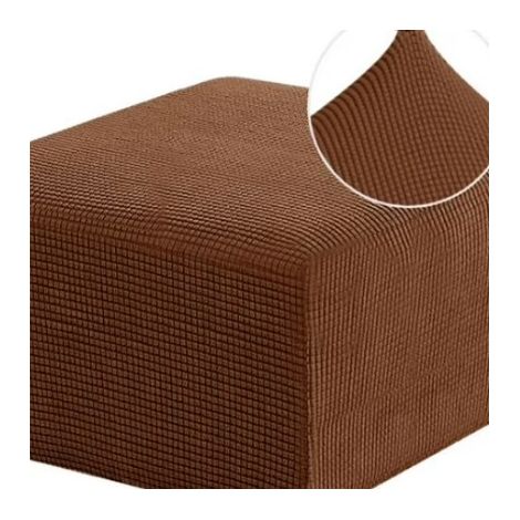 Des housses élastiques et des housses de protection carrées en fibre élastique sont utilisées pour les tabourets de rangement et les repose-pieds, avec des bandes élastiques en bas - longueur et large