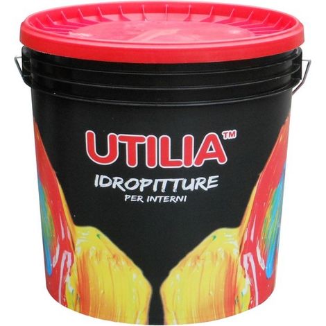Utilia IDROPITTURA A TEMPERA col.Bianco Lt.14 Utilia (1/2)