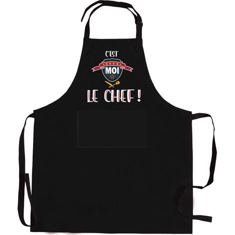 Tablier Cuisine Le Chef Noir Winkler Tablier De Cuisine Professionnel Noir - Winkler (1/2)