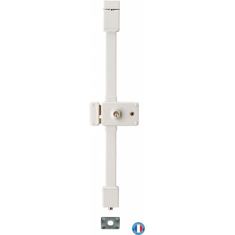 Serratura HORGA, bianca, CR HG5, con quadro maniglia, 140 x 88 mm, sinistra, 4 chiavi – THIRARD (1/2)