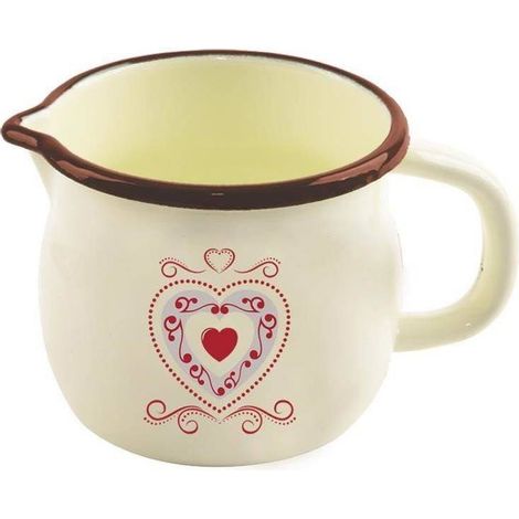 Taza de esmalte beige TONCA 1,2 l (1/3)