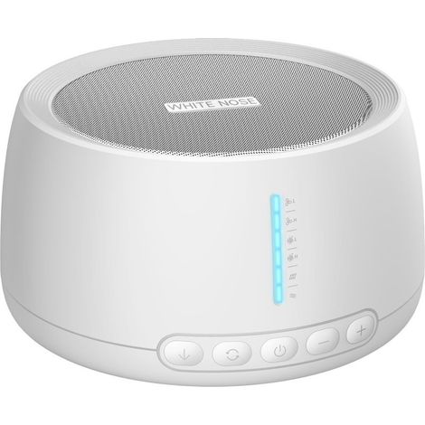 White Noise Machine with 30 Soothing Sounds, 36 Levels Volume Control, Portable Noise Machine for Adults, Memory Function, 3 Timer Options for Home, Office and Travel. (1/5)