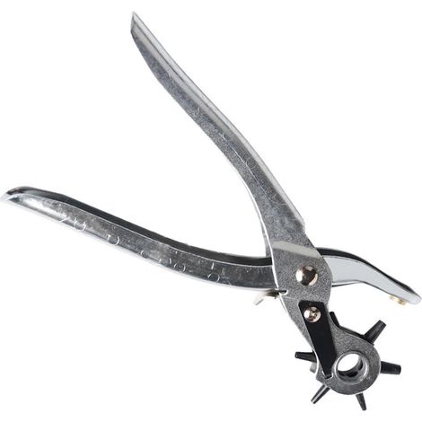 Gürtellocher 2 mm 2,5 mm 3 mm 3,5 mm 4 mm 4,5 mm Multifunktionaler Federstahl Effizienter Lederlocher (1/5)