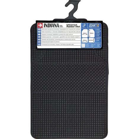 4 Tapis de sol Universel en caoutchouc noir (1/2)