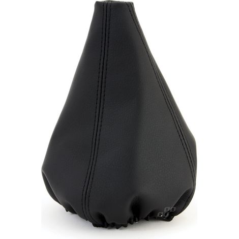 Cuffia del cambio, ecopelle, nera, AMIO-01760