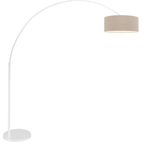 Steinhauer - stehlampe - Sparkled Light - weiß - leinen metall -