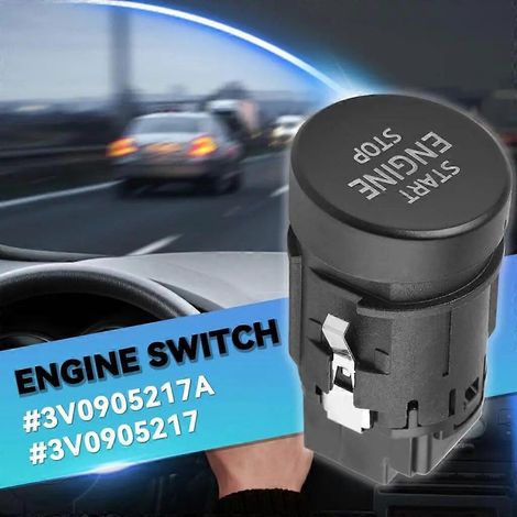Botón de interruptor de encendido/apagado del motor para Skoda Karoq Kodiaq Superb Octavia Scala 3V0905217 3V0905217A Accesorios (1/5)