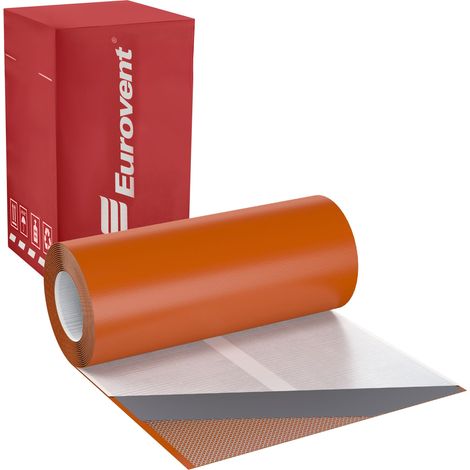 Cinta flexible de EPDM para chimeneas, 300 mm x 5 m, RAL 8004 (1/5)