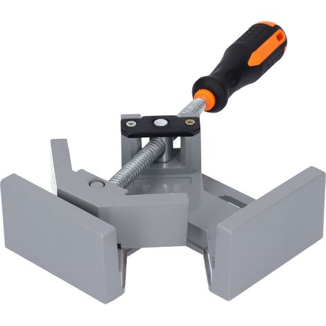 Serre-joint d'angle à 90° en alliage d'aluminium, à poignée unique, pour le travail du bois (1/5)