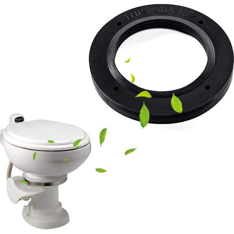 Replacement Gasket for Dometic 110 and 210 Toilets, Flange Seal Kit 385311267, RV Toilet Accessories, Rubber Seal Ring with Foam Ring (1/5)