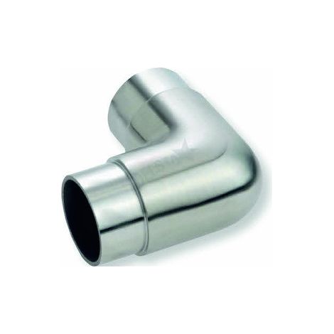 Coude 90° inox 304 pour tube de main courante – Diamètre 42,4 mm – Angle arrondi pour finition esthétique – Croso