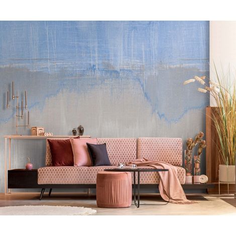 A.S. Creation Fototapete Livingwalls The Wall II 392331 Ein Motiv pro Rolle 2.80 x 2.12 m Abstrakt Blau (1/5)