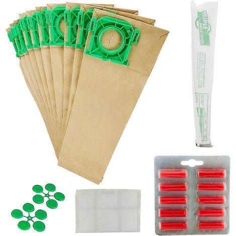 Filtre de 10 Pack pour Sebo HOOVER Bags X & C Aspirateur Bags avec 10 Filtres & Filtre Kit 5093ER de remplacement (1/5)