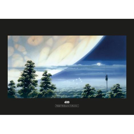 Poster d'art Star Wars Classic RMQ Yavin Lookout 50x40 cm (1/5)