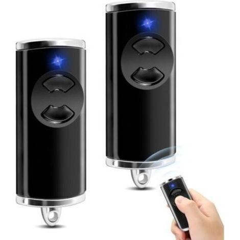 Télécommande de porte de garage 868 MHz compatible avec Hörmann BS HSM4 HSE2 HS1 HS4 HSZ1 HSZ2, émetteur manuel, télécommande de portail, 2 pièces (1/4)