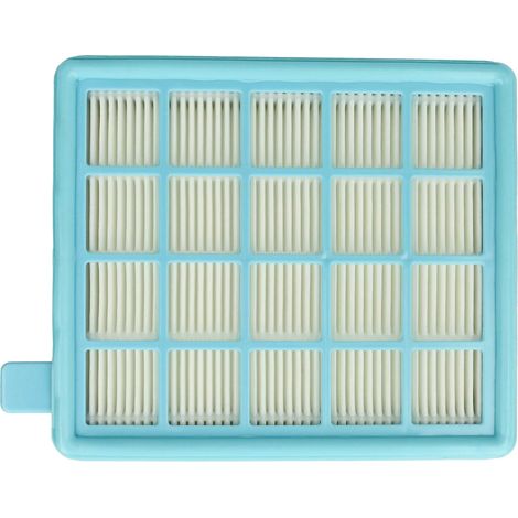 vhbw filtro compatibile con Philips FC9320, FC9321, FC9322, FC9323, FC9324, FC9325, FC9326, FC9327 aspirapolvere - filtro HEPA bianco / azzurro - Sostituisce 9178005623