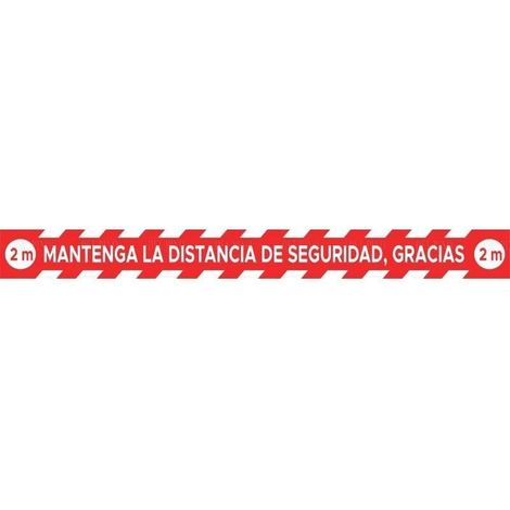 adhesivo suelo 1000x1000''mant.dist.seg'' mantenga la distancia de segurudad