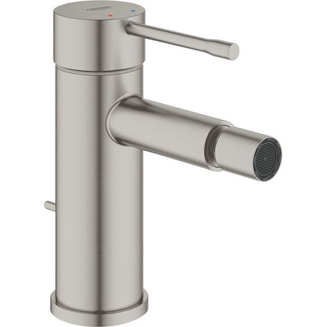 Grohe Essence - Grifo monomando de bidé S, supersteel 32935DC1 (1/2)