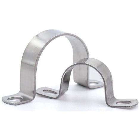 Colliers de serrage en U, robustes, diamètre 40 mm, acier inoxydable, lot de 10 (1/4)