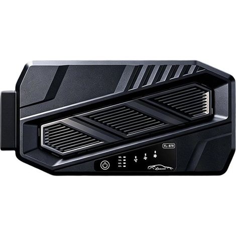Aérateur de fenêtre de voiture, unité de ventilation orientable à 360°, dispositif de fixation pour l'élimination des odeurs, kit de circulation d'air compact pour véhicule, portable (1/5)