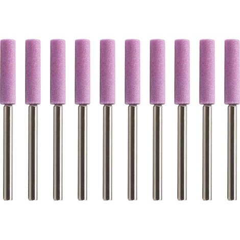 10pcs 3/8 Affûteur Tronçonneuse Compatible pour Polissage de Chaîne Tronçonneuse à Manucure (Arbre 3mm)