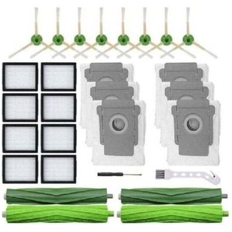 Kit pour Irobot Roomba I7 I7+ I3 I4 I6 I8+ J7+ E5 E6 E7 Robot aspirapolvere..DEBUNS (1/4)