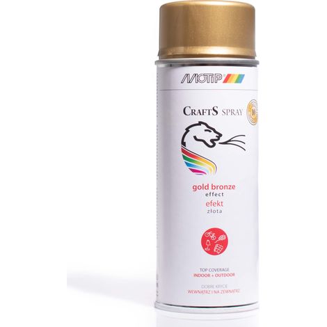 Acryl-Sprühfarbe Gold 400ml HANDWERK (1/5)