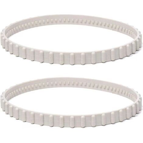 Courroie d'entraînement pour nettoyeur de piscine Hayward Aquavac Tiger Shark et SharkVac – Lot de 2 pièces – Coloris gris - RCX23002