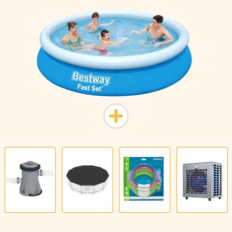 Bestway Bestway Fast Set Ronde - 366x76 cm - 5-pièces S338 (1/5)