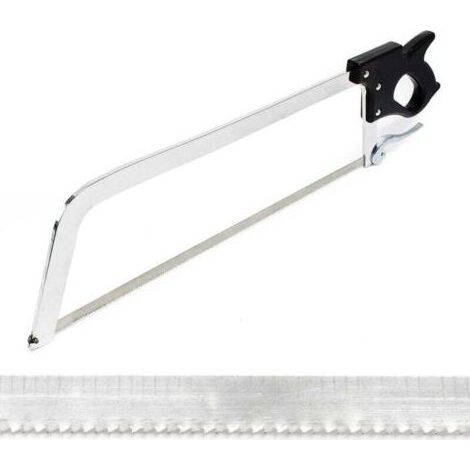 XL Scie Boucher professionnelle Manuelle Outil Cuisine Gastronomie Lame Charcutier Viande Gros Os (1/4)
