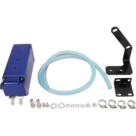 Catch Can Huile Moteur 750ml Aluminium Allié Compatible LS1 LS2 LS3 LS6 LS7 LS9 Bleu Séparateur Vapeur Huile Réservoir Collecteur (1/5)