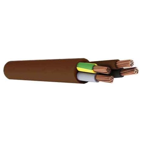 CAVO QUADRIPOLARE 'MARRONE' Sezione 4x1 mm - 100 metrilineari