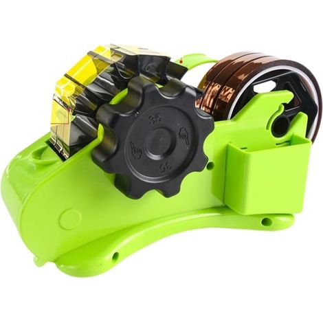 Dévidoir de ruban adhésif thermocollant multifonction pour emballage et travaux manuels, avec mandrin de 2,5 cm et 7,6 cm. (1/5)