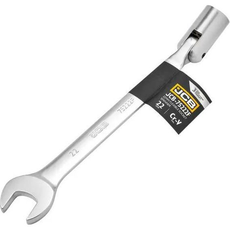 Steckschlüssel JCB socket wrench 22mm gelenkig