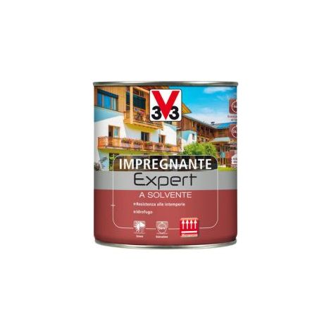 V33 IMPREGNANTE EXPERT SOLVENTE NOCE CHIARO 0.75L - 1 pezzo
