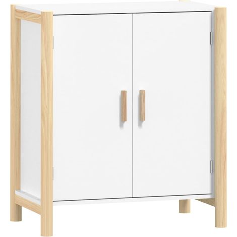 Sideboard/Anrichte/Buffet Weiß 62x38x70 cm Holzwerkstoff LXWW197520 (1/5)