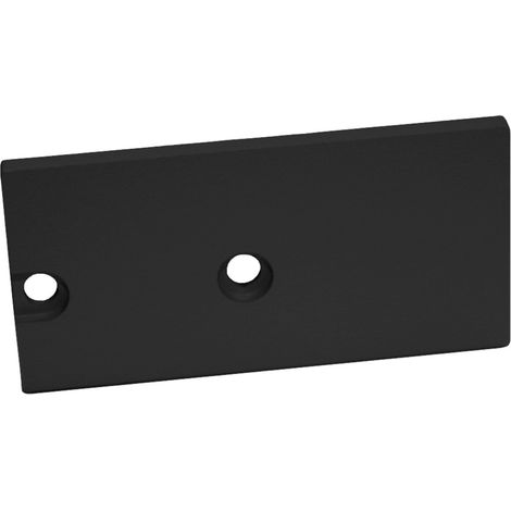 Barthelme 623995369005 BARdolino Muro Endkappen-Set       Aluminium (L x B x H) 2 x 18.4 x 37.3 mm