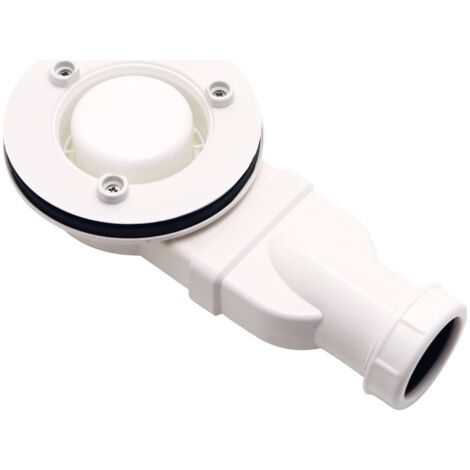 royaluxe-Pour receveur de douche bac à douche extra-plat mod. Salle de douche en plastique anti-odeur ABS vasque plat drain accessoires. blanc