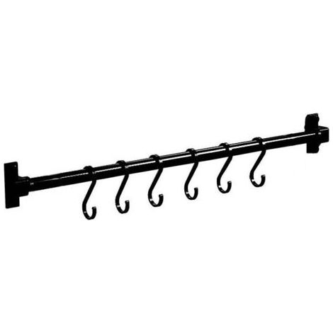 Accessoire de rangement pour cuisine,Crochet de cuisine, ustensile de cuisine, tige suspendue, support de rangement pour chiffon, sans espace de poinçonnage, en aluminium,6 crochets Accessoire de rang (1/5)