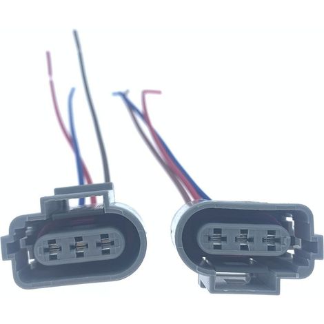 Connecteur de faisceau de câbles du capteur de position du vilebrequin compatible avec Volkswagen Bora, Sagitar, Passat, Audi A4, A6L -- JB1198-3P