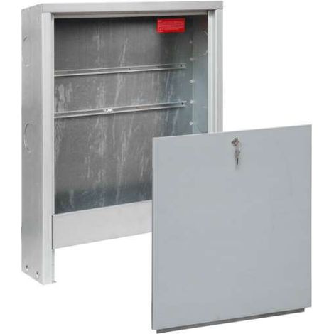 Roth Verteilerschrank verzinkt Größe 0 Aufputz 560mm B, 705-760mm H, 140mm T 1135000248